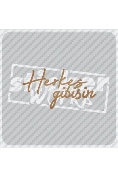 Herkes Gibisin Sticker