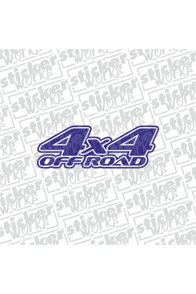4x4 Offroad Sticker