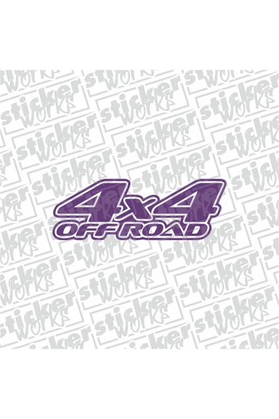 4x4 Offroad Sticker