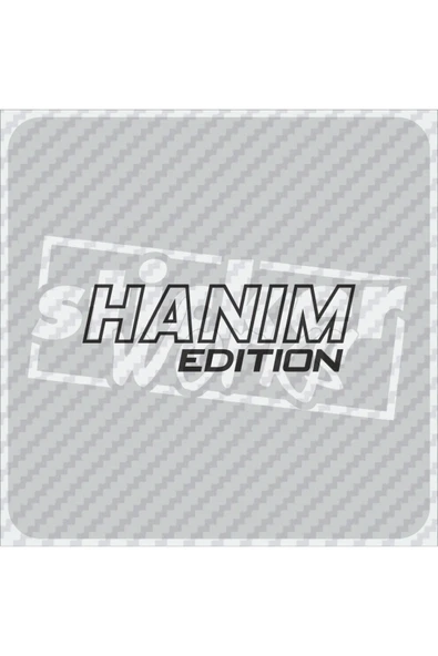 Hanım Edition Sticker SİYAH ürün görseli 1
