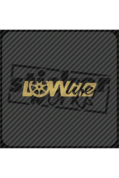 Low Life Sticker ALTIN SARI ürün görseli 1