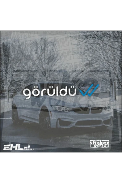 Görüldü Sticker ürün görseli 1