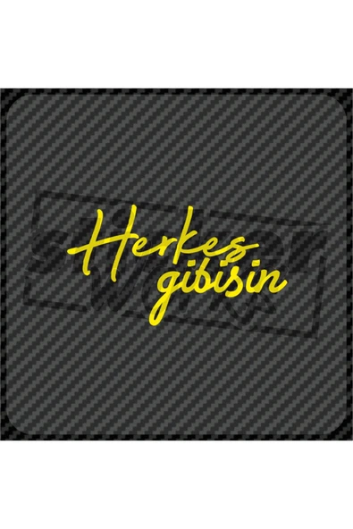 Herkes Gibisin Sticker