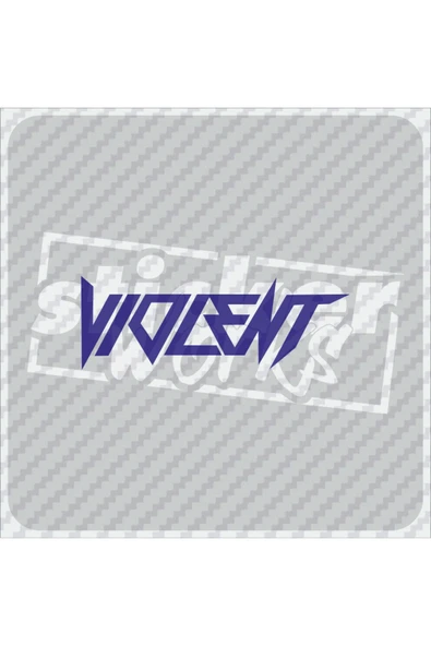 Violent Sticker ürün görseli 1