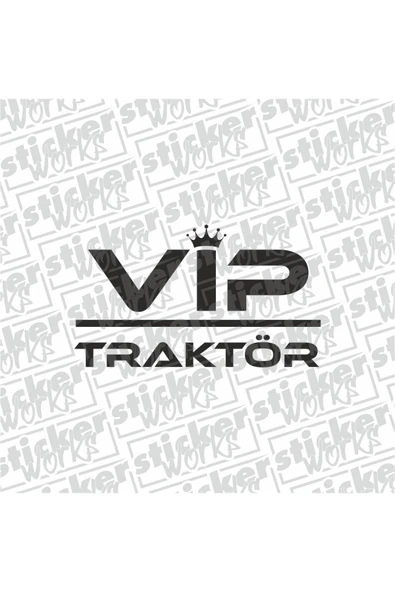 Vip Traktör Sticker