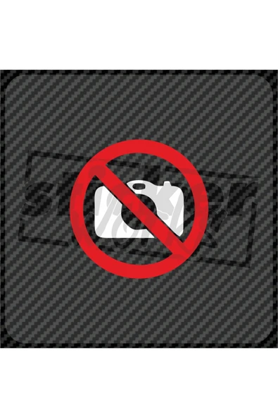 Fotoğraf Çekmek Yasaktır Sticker
