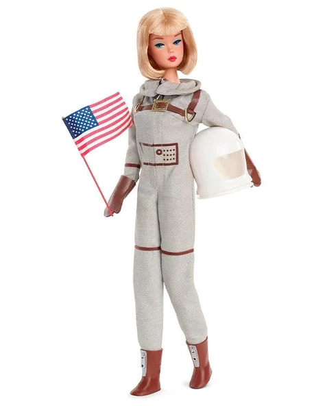 Barbie Astronot 60. Yıl Dönümü Nostaljik Bebek JBJ48 - 2