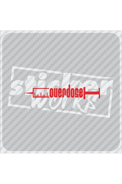 Overdose Sticker