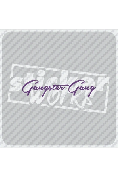 Gangster Gang Sticker