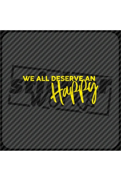 We All Deverse An Happy Sticker ürün görseli 1