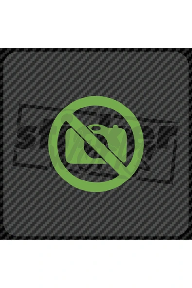 Fotoğraf Çekmek Yasaktır Sticker ürün görseli 1