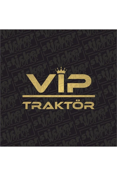 Vip Traktör Sticker