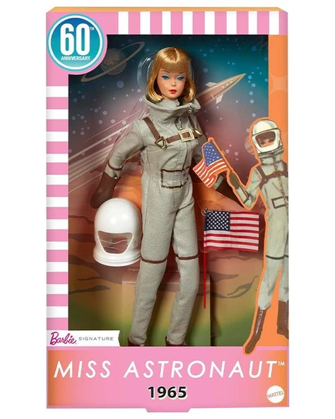 Barbie Astronot 60. Yıl Dönümü Nostaljik Bebek JBJ48