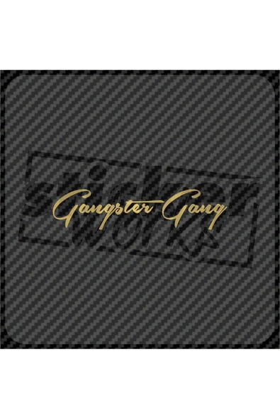 Gangster Gang Sticker