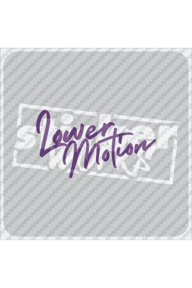 Lower Motion Sticker ürün görseli 1