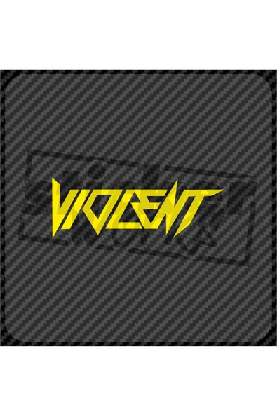 Violent Sticker