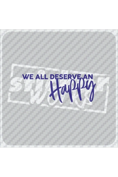 We All Deverse An Happy Sticker ürün görseli 1