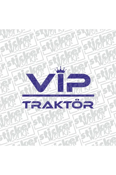 Vip Traktör Sticker