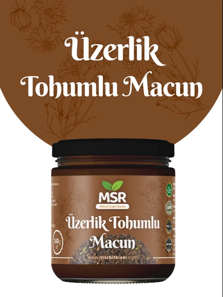 MSR BİTKİSEL DOGAL ÜRÜNLER Üzerlik Tohumlu Hemoroid, Macunu 370g - 5