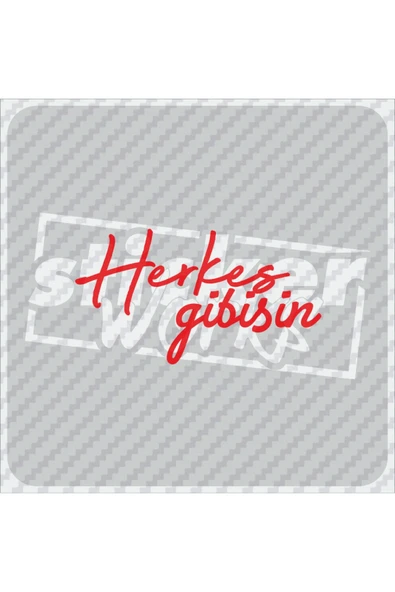 Herkes Gibisin Sticker