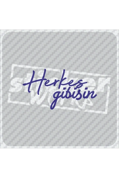 Herkes Gibisin Sticker