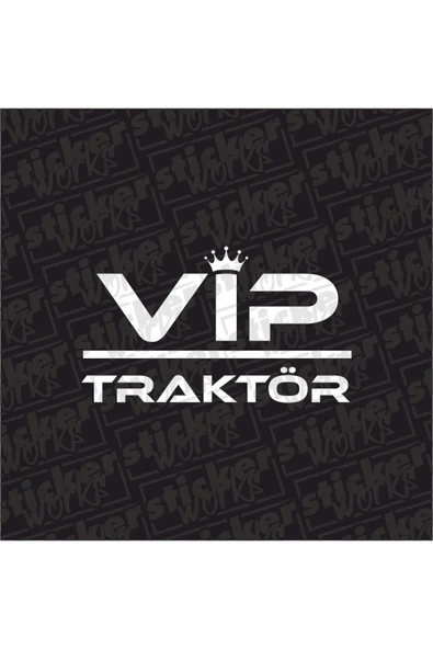 Vip Traktör Sticker ürün görseli 1