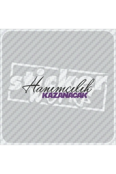 Hanımcılık Kazanıcak Sticker