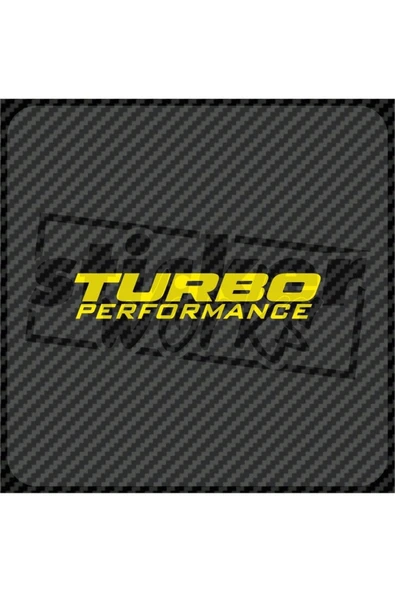 Turbo Performance Sticker ürün görseli 1