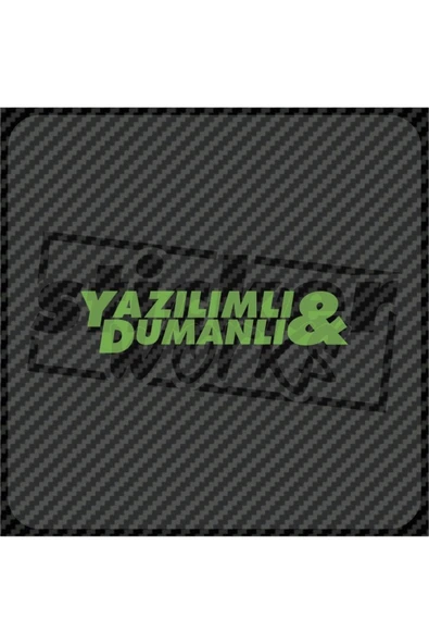 Yazılımlı Dumanlı Sticker ürün görseli 1