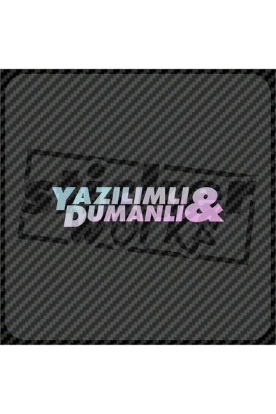 Yazılımlı Dumanlı Hologram Sticker