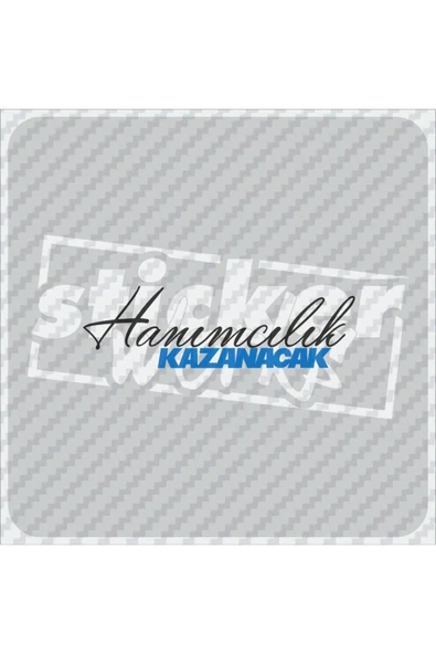 Hanımcılık Kazanıcak Sticker