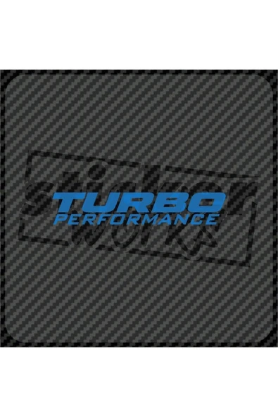 Turbo Performance Sticker ürün görseli 1