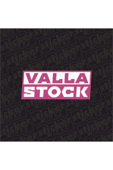 Valla Stock Sticker ürün görseli 1