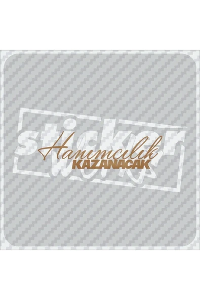 Hanımcılık Kazanıcak Sticker ürün görseli 1