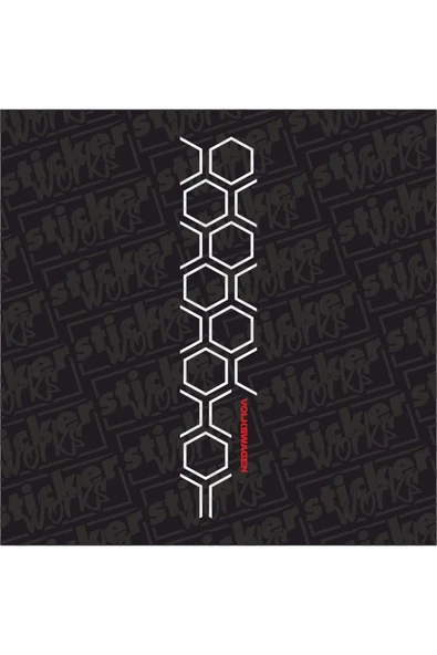 Volkswagen Ön Cam Petek Sticker ürün görseli 1