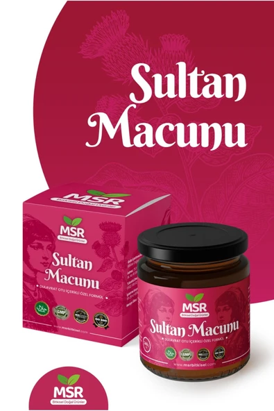 MSR BİTKİSEL Sultan Macunu Dulavrat Otu Hayıt ve Civan perçemi İçreren Macun 240g - 4
