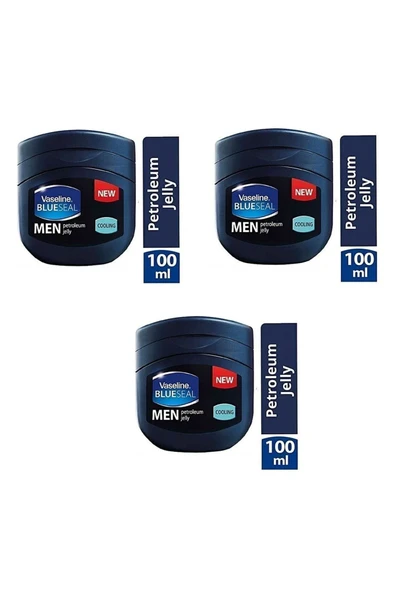 Vaseline Blueseal Vazelin Erkek 100 ml 3'lü setMen Petroleum Jelly Fresh New