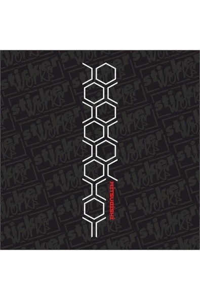 Mitsubishi Ön Cam Petek Sticker