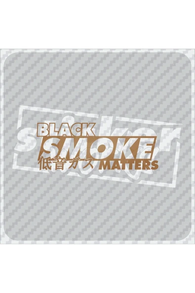 Black Smoke Matters Sticker