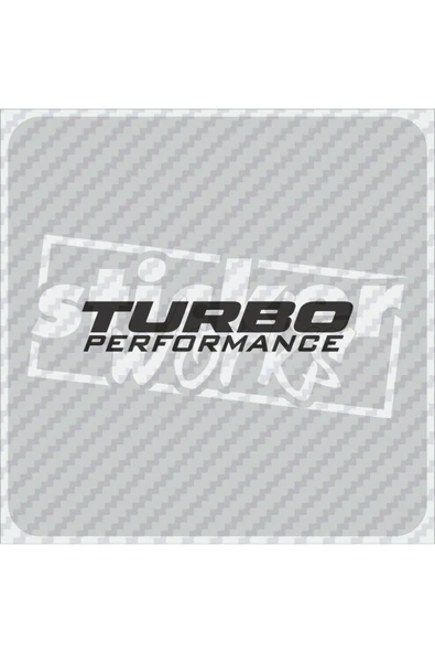 Turbo Performance Sticker ürün görseli 1