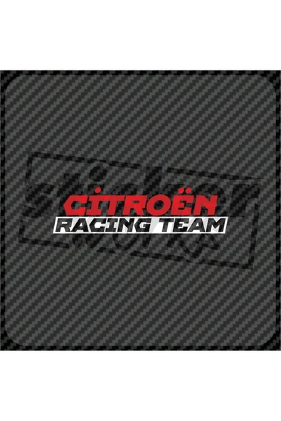 Ön Cam Citroen Racing Team Sticker
