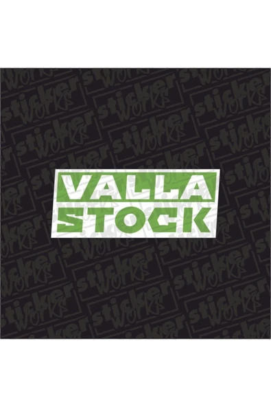 Valla Stock Sticker ürün görseli 1