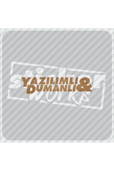 Yazılımlı Dumanlı Sticker
