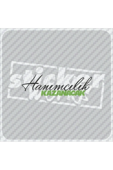 Hanımcılık Kazanıcak Sticker