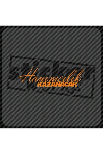 Hanımcılık Kazanıcak Sticker ürün görseli 1