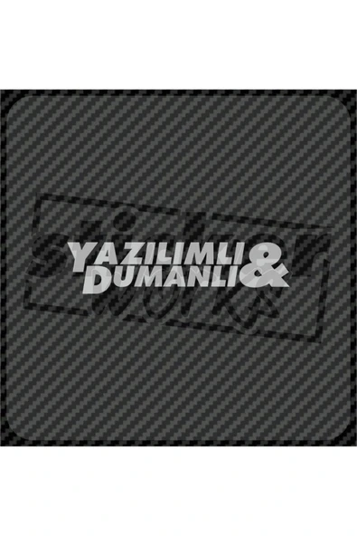 Yazılımlı Dumanlı Sticker
