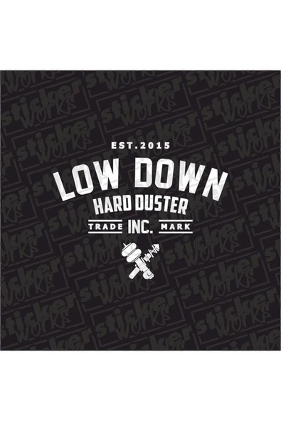 Low Down Hard Duster Arka Cam Sticker