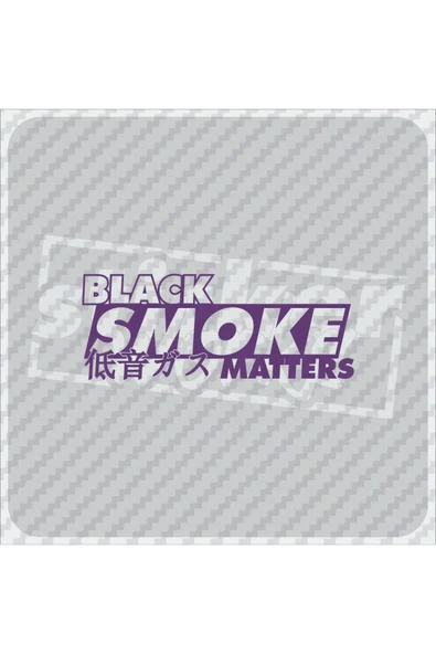 Black Smoke Matters Sticker ürün görseli 1