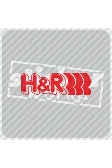 H&r Sticker - KIRMIZI ürün görseli 1