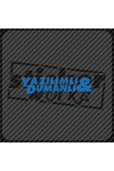 Yazılımlı Dumanlı Sticker